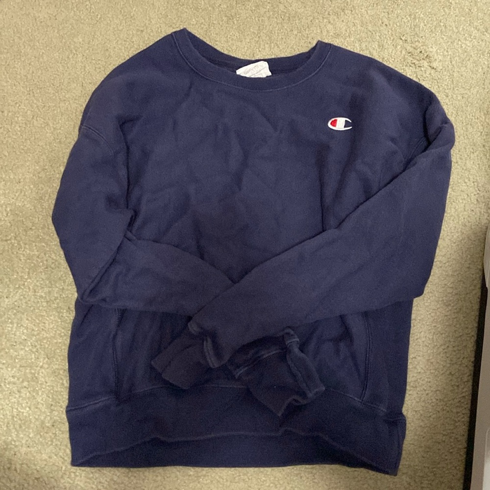 Navy blue champion crewneck